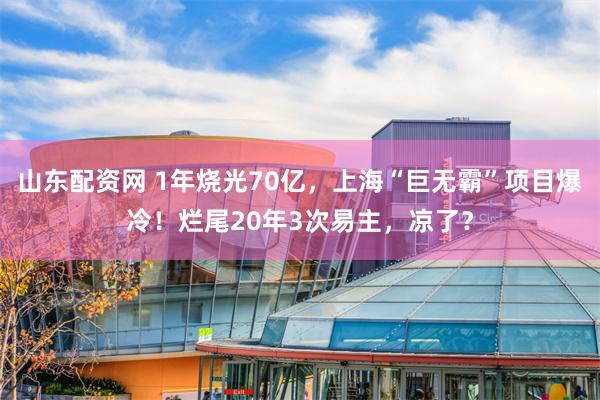 山东配资网 1年烧光70亿，上海“巨无霸”项目爆冷！烂尾20年3次易主，凉了？